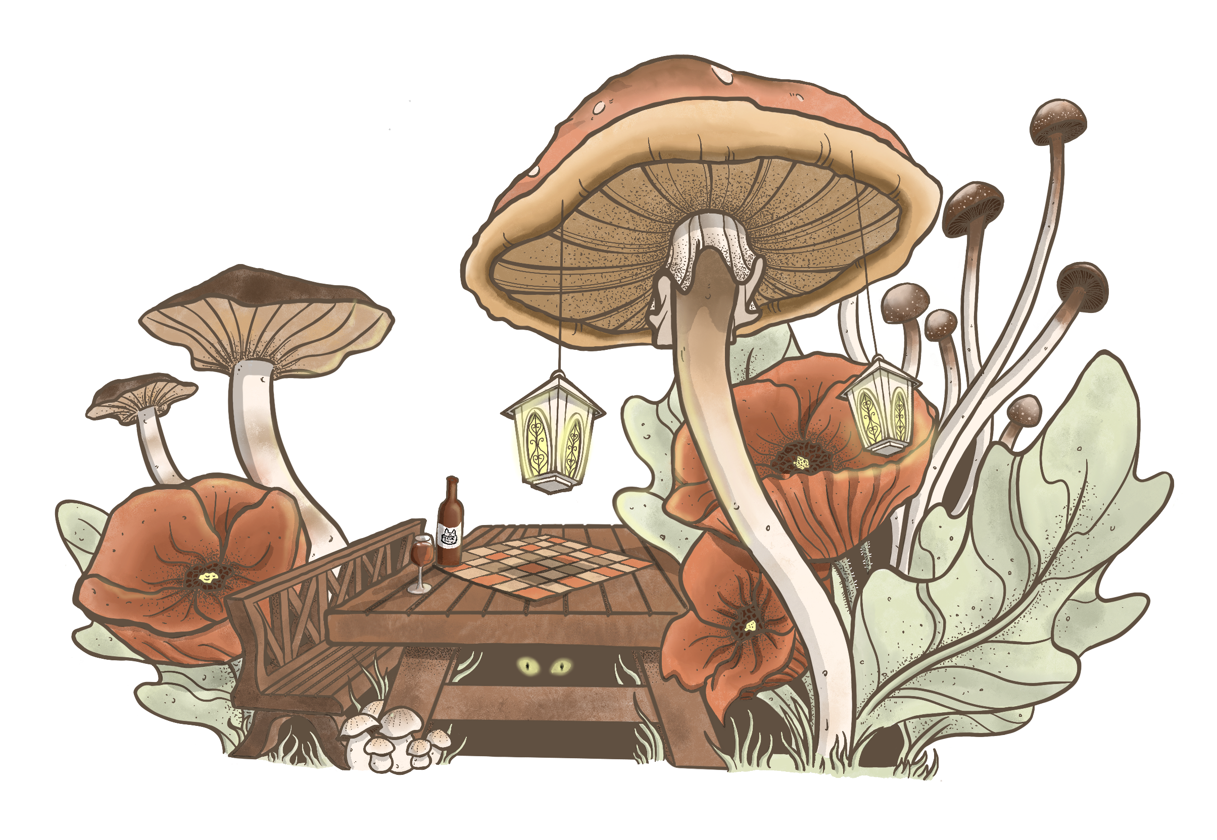 Schwammerlzeit Illustration